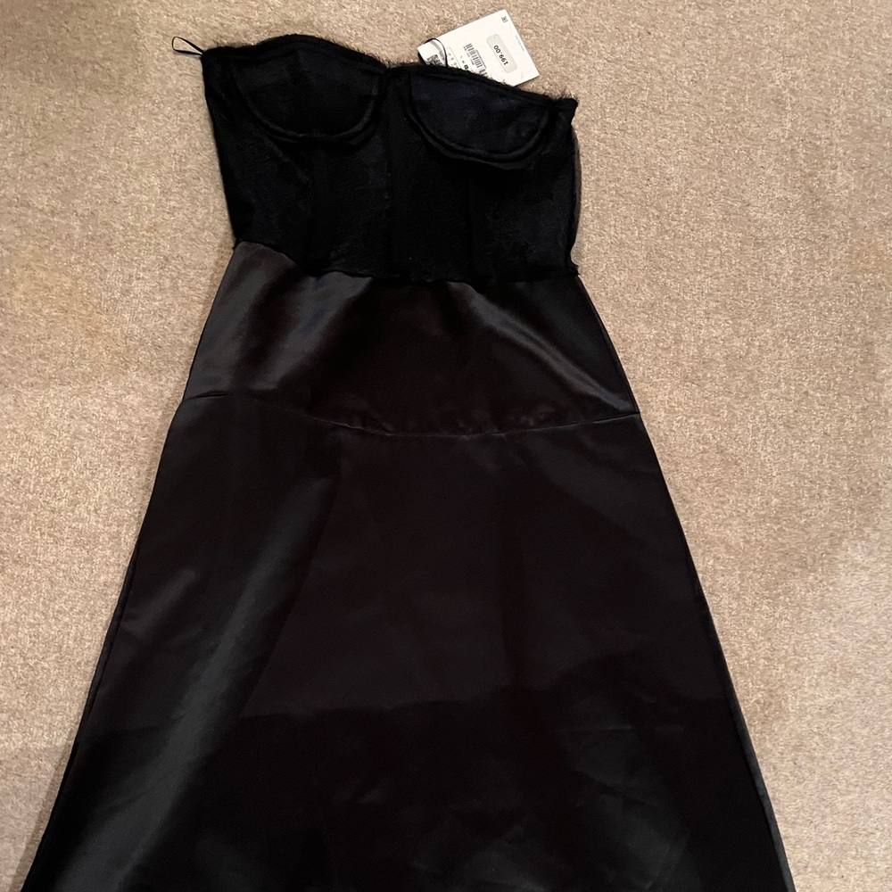 Zara NWT black gown